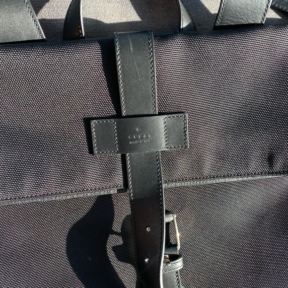 GUCCI Web Fold Over Backpack Techno Canvas - Picture 3 of 7